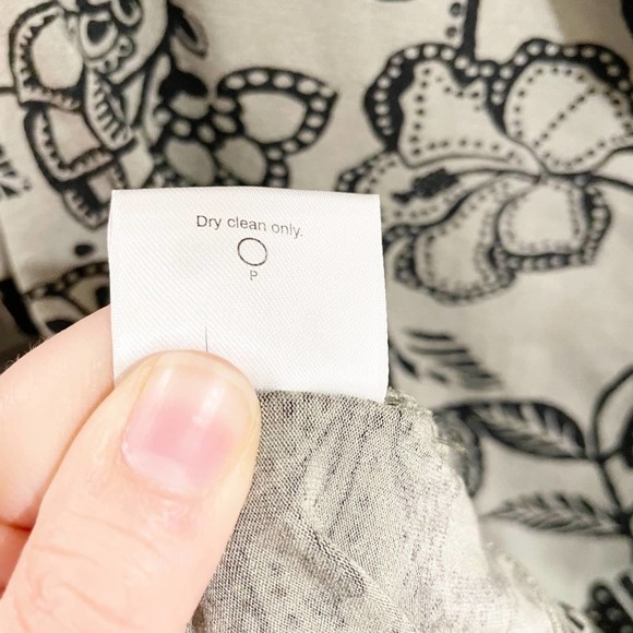 Hanna Andersson Floral Tie Front Top Green Large - Picture 11 of 12